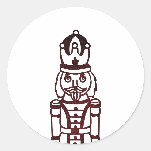 Adesivo Redondo Nozes de Natal (Frente)