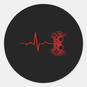 Adesivo Redondo Ns para jogos de Videos games de hebeat para gamer