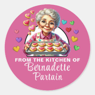 Adesivo Redondo Nua com Amor