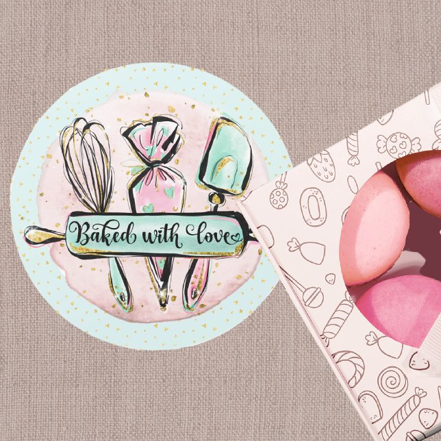 Adesivo Redondo Nua Com Amor (Criador carregado)