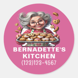 Adesivo Redondo Nua com Amor