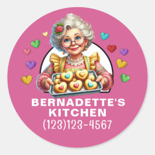 Adesivo Redondo Nua com Amor