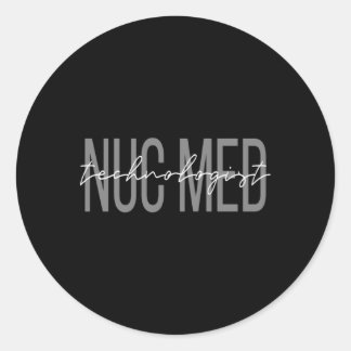 Adesivo Redondo Nuc Med Nuclear Medicine Tecnólogo Nuclear