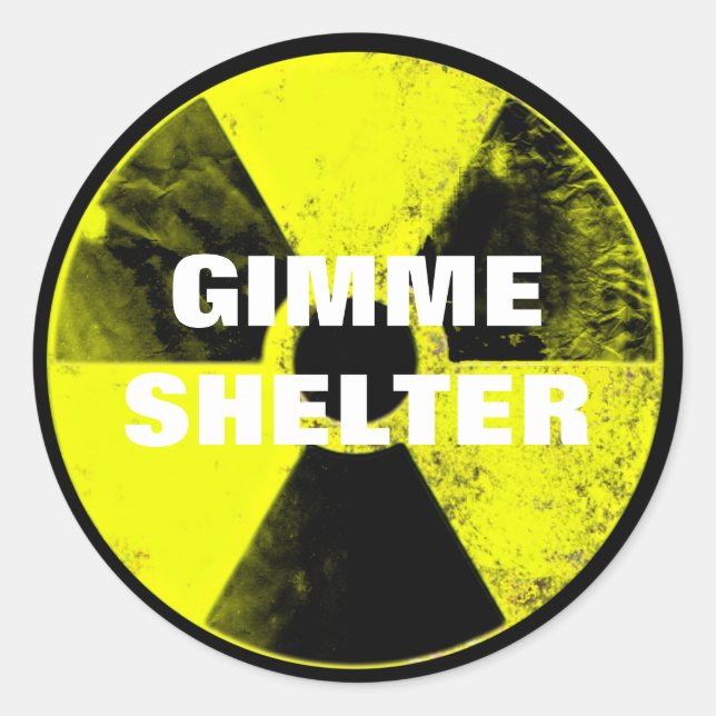 Adesivo Redondo nuclear weapons (Frente)