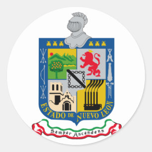 Adesivo Redondo Nuevo Leon, México