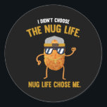 Adesivo Redondo Nug Life Funny Chicken Nuggets<br><div class="desc">Nug Life Funny Chicken Nuggets. Rapidamente Comida Humor Chicken Nugget Lover</div>