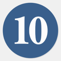 Número 10 de material de planejamento simples bran