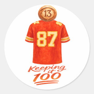 Adesivo Redondo Numerologia Soma Tudo: Mantendo 100%