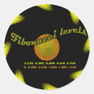 Adesivo Redondo Números Fibre para negociação