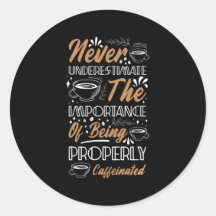 Nunca subestime o café | Design de café