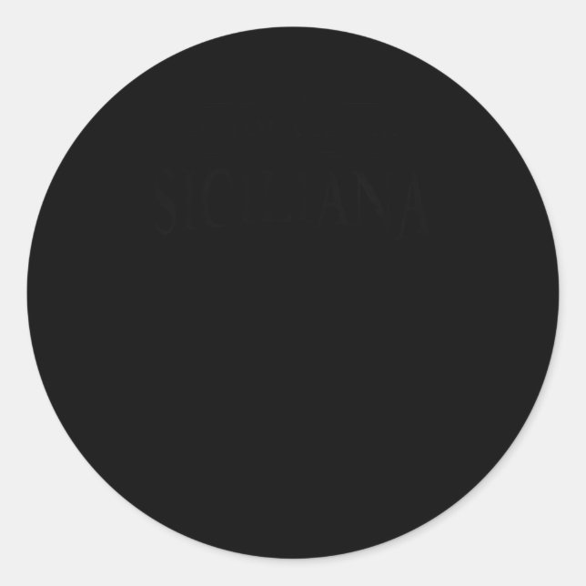 Adesivo Redondo Nunca Subestime Uma Trinacria Sicília H (Frente)