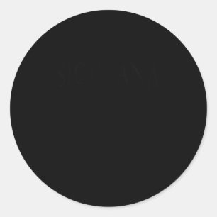 Adesivo Redondo Nunca Subestime Uma Trinacria Sicília H