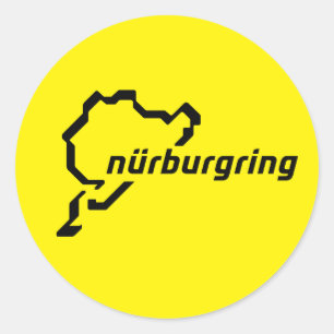 Adesivo Redondo Nurburgring Nordschleife Gran Turismo Driver