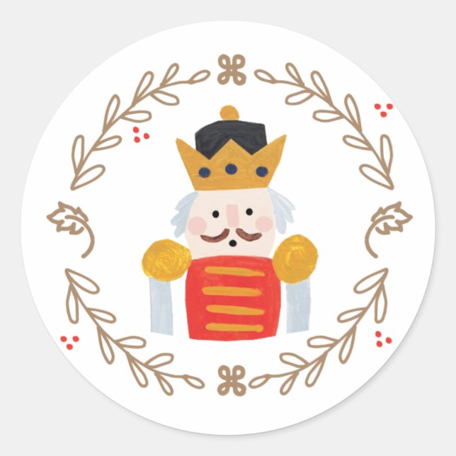 Adesivo Redondo Nutcracker (Frente)
