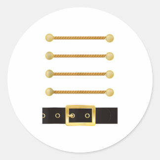 Adesivo Redondo Nutcracker Character Soldier Costume Uni