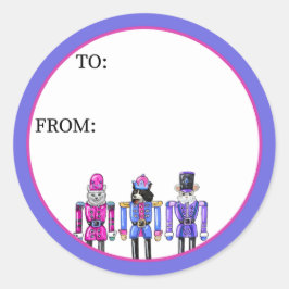 Adesivo Redondo Nutcracker Pets 