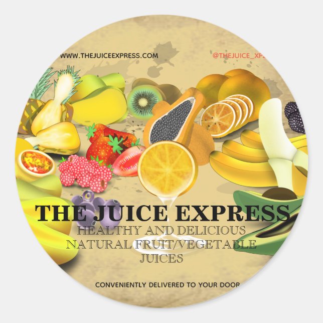 Adesivo Redondo Nutricionista Health Coach Business Promo Sticker (Frente)