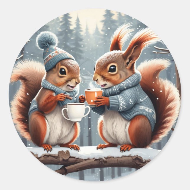 Adesivo Redondo Nutty Buddies (Frente)