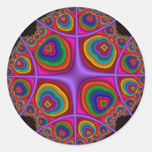 Adesivo Redondo Nuvem de elétron