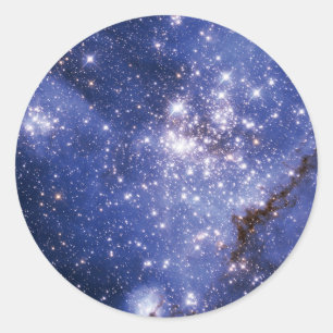 Adesivo Redondo Nuvem de Magellanic pequena