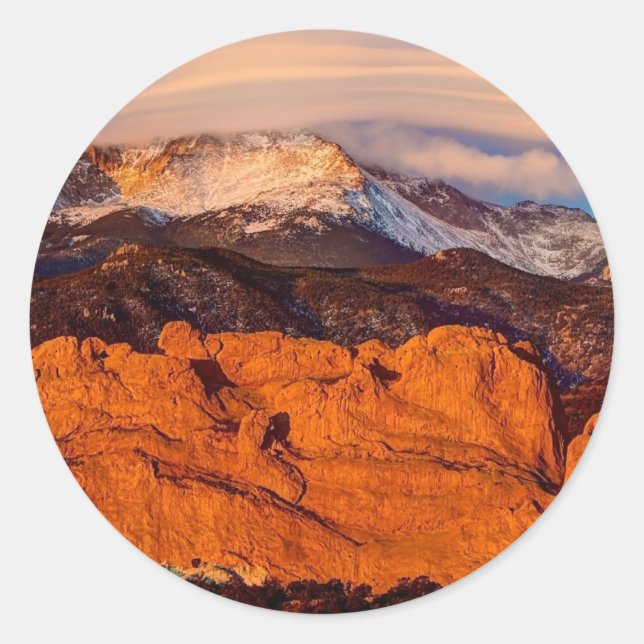 Adesivo Redondo Nuvem Lenticular (Frente)