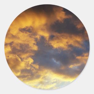 Adesivo Redondo Nuvens solares