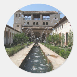 Adesivo Redondo O Alhambra