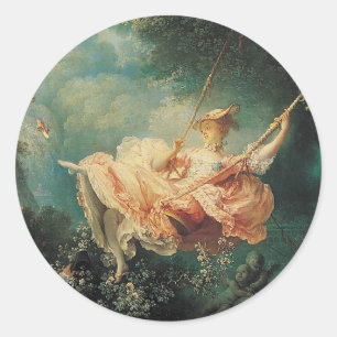 Adesivo Redondo O amarelo verde SWING