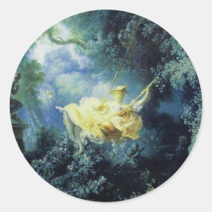 Adesivo Redondo O amarelo verde SWING