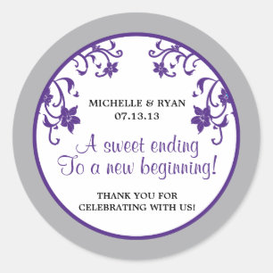 Adesivo Redondo O amor é doce - Flores