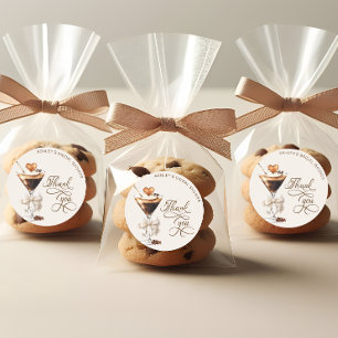 Adesivo Redondo O Amor Está Fermentando Espresso Martini Chá de No