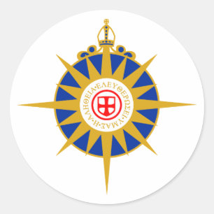 Adesivo Redondo O anglicano aumentou