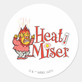 Adesivo Redondo O ANO SEM SANTA CLAUS™ | Falta de calor