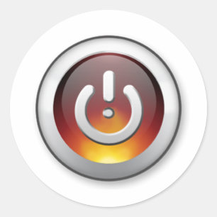 Adesivo Redondo O apoio velho com uma torção