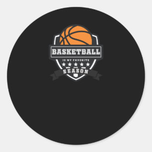 Adesivo Redondo O Basquete É A Minha Época Favorita 9