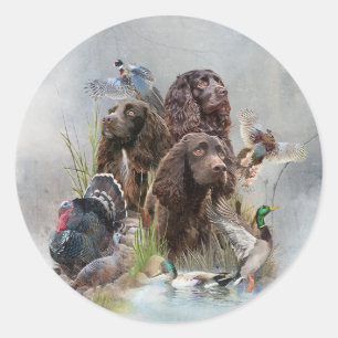 Adesivo Redondo O Boykin Spaniel