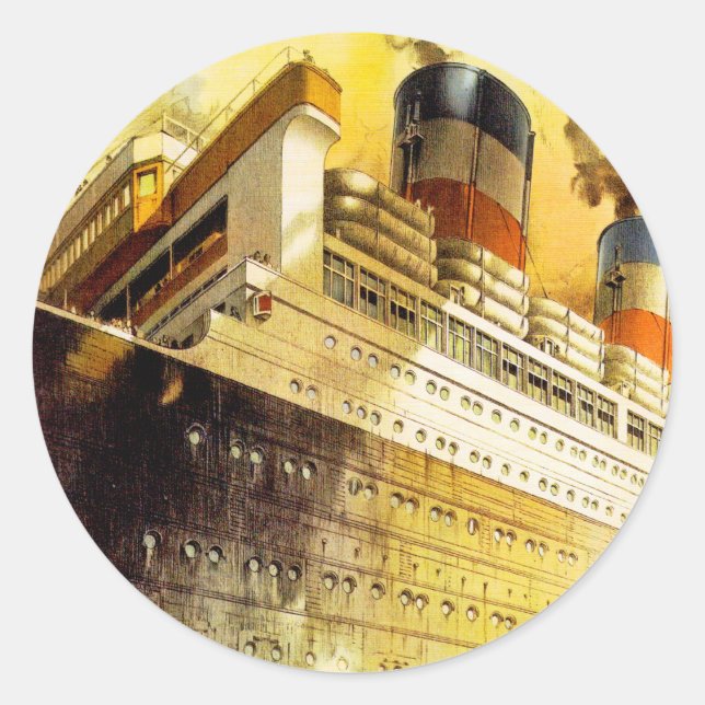 Adesivo Redondo "O caminho americano para a América" (Frente)