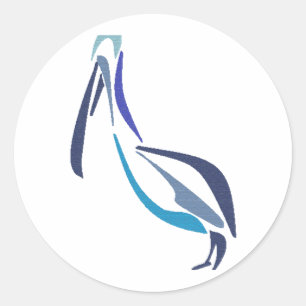 Adesivo Redondo O caminho pelicano