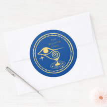 O caracol Atlantis - Series Logo Sticker