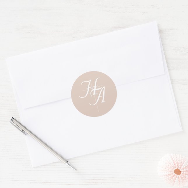 Adesivo Redondo O Casamento Católico Refinado (Envelope)