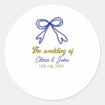 O casamento do casal marinho azul de ouro