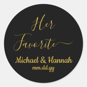 Adesivo Redondo O Casamento Favorito Dela Favorita O Docinho A Ir