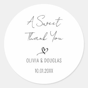 Adesivo Redondo O casamento moderno favorece o presente do Noivado