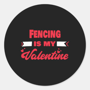 Adesivo Redondo O Cercamento É Meu Dia Dos Namorados Valentines En