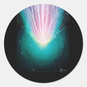 Adesivo Redondo O cometa Leonard