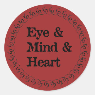 Adesivo Redondo O credo & a roda do Gunslinger do Ka