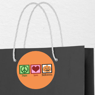 Adesivo Redondo O Dia das Bruxas bonito