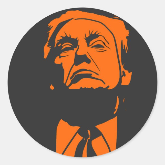 Adesivo Redondo O Don, Donald Trump Round Sticker (Frente)
