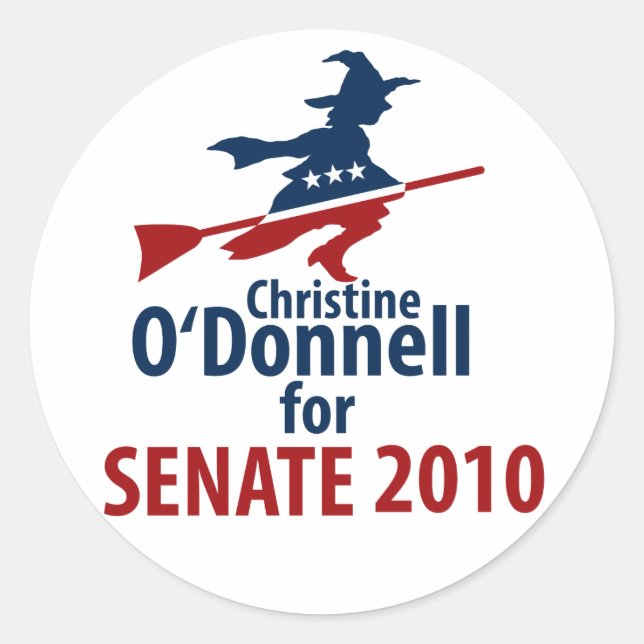 Adesivo Redondo O’Donnell para o Senado (Frente)