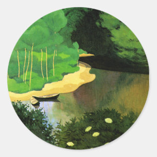 Adesivo Redondo O Dordogne com Carrence